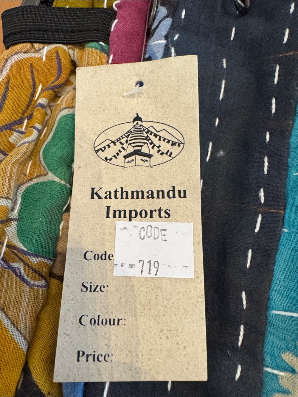 NWT! Kathmandu Imports Bohemian Patchwork Multicolor Women’s Backpack - Picture 3 of 8